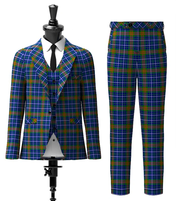 Edmonstone of Duntreath Tartan Suit Front Edmonstone of Duntreath Tartan Suit Front