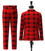 Ewing Tartan Suit Back