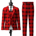 Ewing Tartan Suit Front