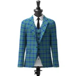 Falconer Tartan Jacket Front