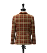 Fitzsimmons Red Tartan Jacket Back