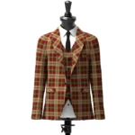 Fitzsimmons Red Tartan Jacket Front