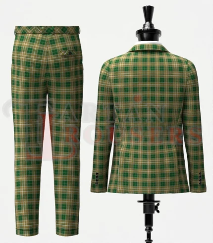 Fitzsimmons Tartan Suit Back