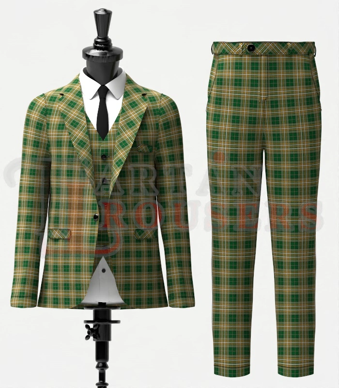 Fitzsimmons Tartan Suit Front Fitzsimmons Tartan Suit Front