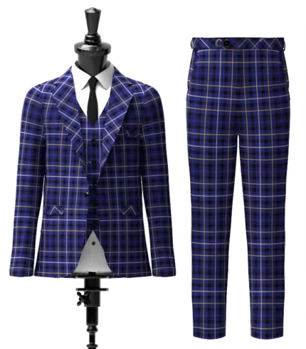 Fleming Tartan Suit Front