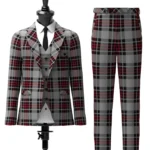 Flynn Tartan Suit Front