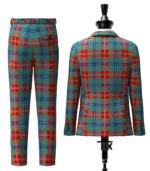 Ford & Etal Tartan Suit Back