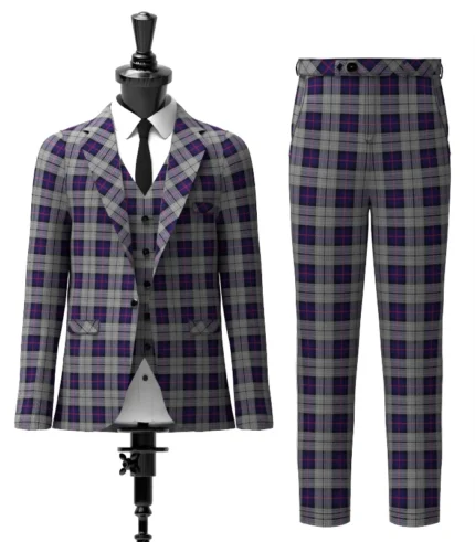 Fowler Tartan Suit Front
