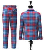 Frame Tartan Suit Back