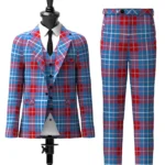 Frame Tartan Suit Front