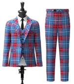 Frame Tartan Suit Front