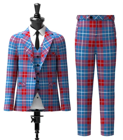 Frame Tartan Suit Front