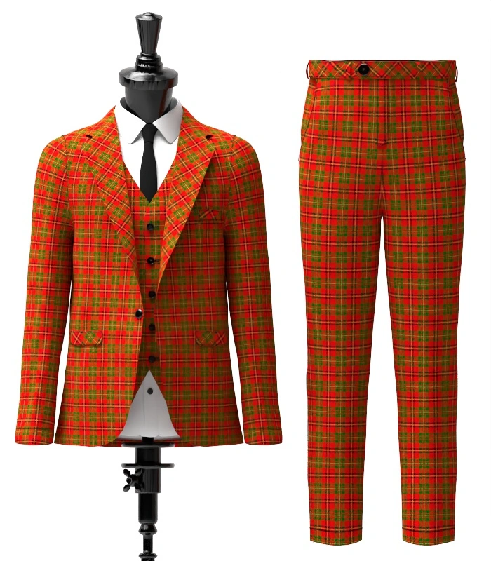 Gaffney Tartan Suit Front Gaffney Tartan Suit Front