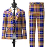 German Tartan Suit Front