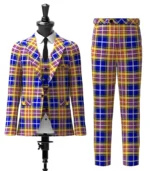 German Tartan Suit Front