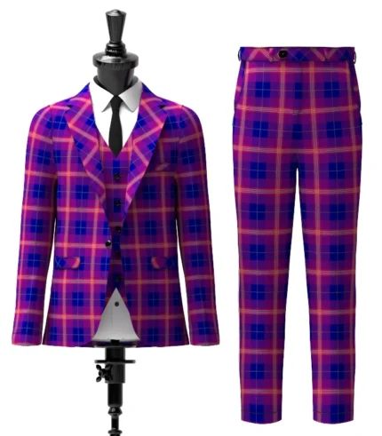 Gill, Anil Tartan Suit Front