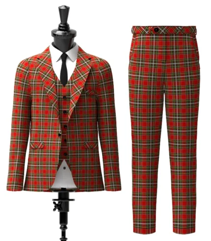 Gillespie Tartan Suit Front