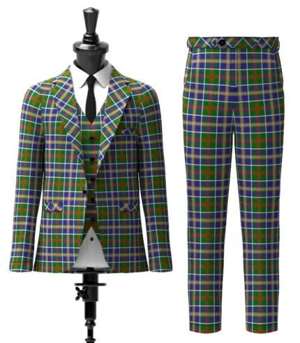 Glasgow, City of Culture Tartan Suit Front