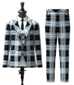 Glasgow Warriors Tartan Suit Front