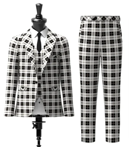 Gleneagles Tartan Suit Front