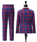 Glenn Tartan Suit Back