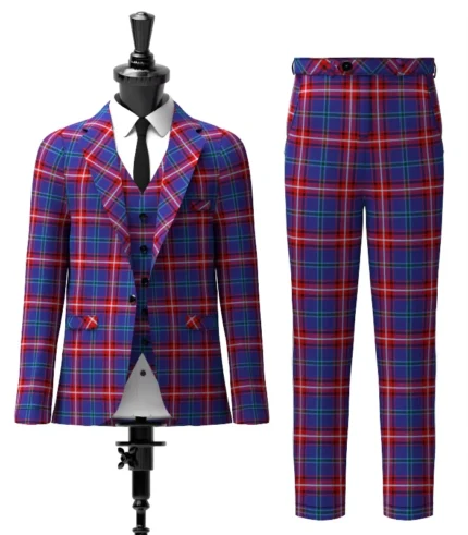 Glenn Tartan Suit Front