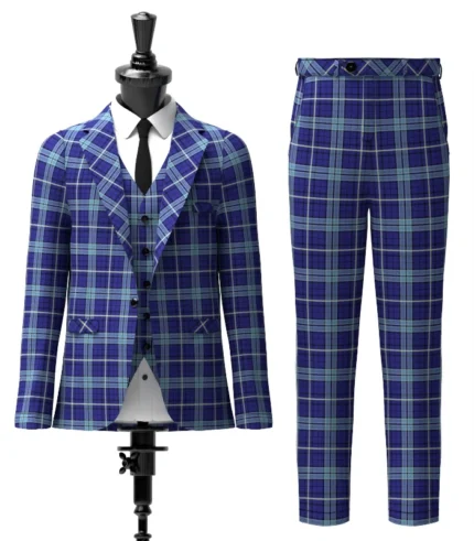 Goodwin, Robert Richard Tartan Suit Front