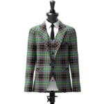 Gordonstoun Tartan Jacket Front