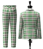 Hackett, William Tartan Suit Back
