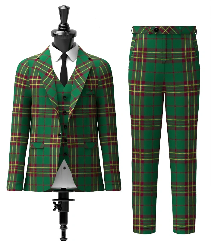 Hancock, N Tartan Suit Front Hancock, N Tartan Suit Front
