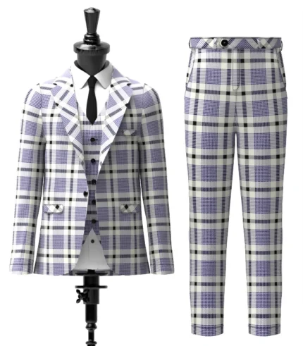 Hanna Tartan Suit Front