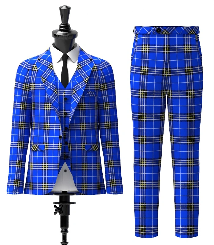 Hannah Tartan Suit Front Hannah Tartan Suit Front