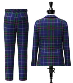 Heart of Scotland Tartan Suit Back