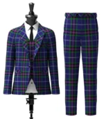 Heart of Scotland Tartan Suit Front