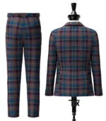 Highland Mist Tartan Suit Back