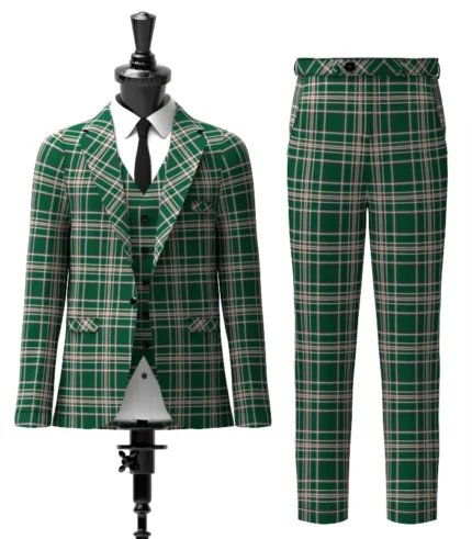 Hogan Tartan Suit Front