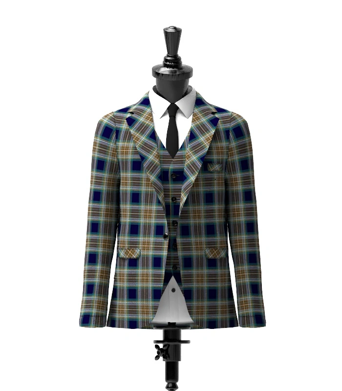 Holyrood Tartan Jacket Front Holyrood Tartan Jacket Front