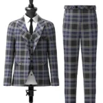 Hood Tartan Suit Front