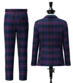 Hopkins Tartan Suit Back