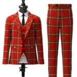 Howard, Vincent Tartan Suit Front