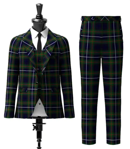 Humphries Tartan Suit Front