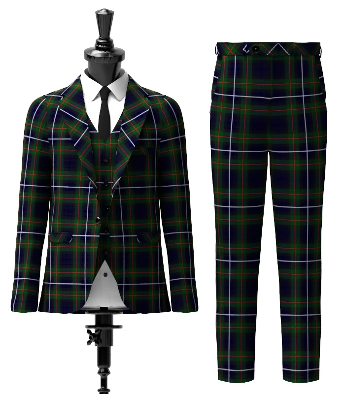 Humphries Tartan Suit Front Humphries Tartan Suit Front