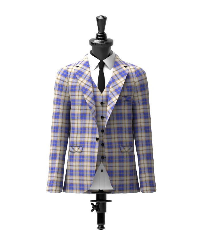 Independence Tartan Jacket Front Independence Tartan Jacket Front