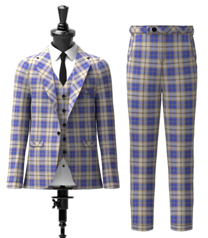 Independence Tartan Suit Front