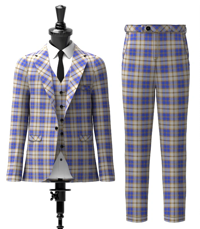 Independence Tartan Suit Front Independence Tartan Suit Front
