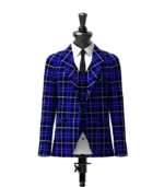 Island of Barbados Tartan Jacket Front