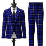 Island of Barbados Tartan Suit Front