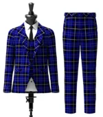 Island of Barbados Tartan Suit Front