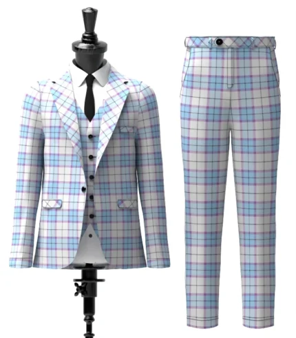 Islander Dress Tartan Suit Front