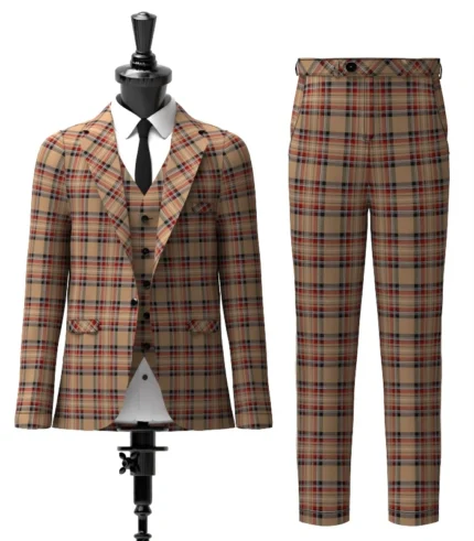 Islay Tartan Suit Front